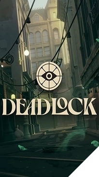 Coverafbeelding van het spel Deadlock met een mysterieus stadsdecor.